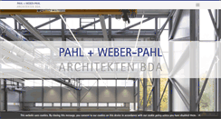 Desktop Screenshot of pahl-architekten.de